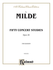 Milde: Fifty Concert Studies, Op. 26