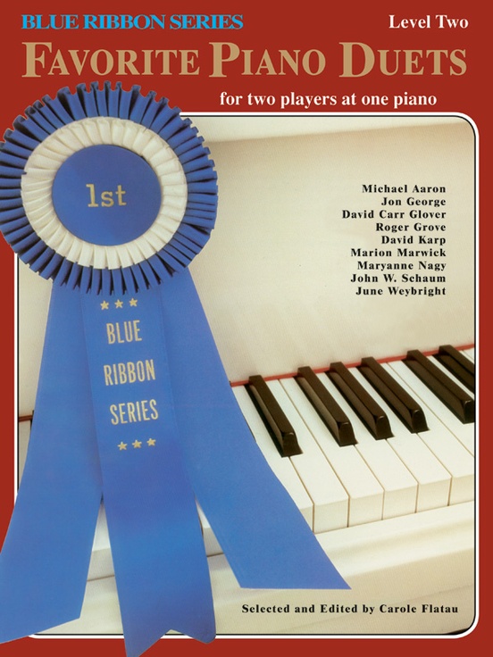 The Blue Ribbon Series: Favorite Piano Duets, Level 2, Volume 1