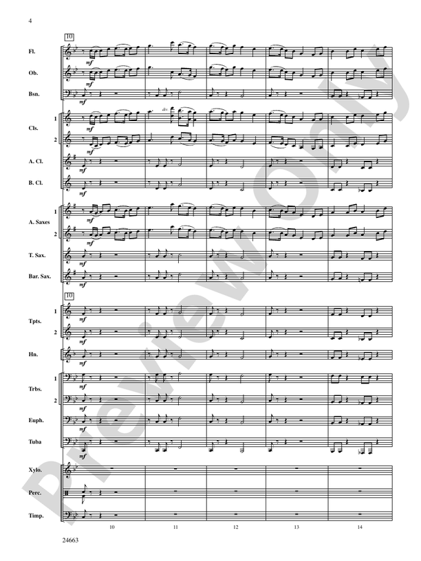 Chino Hills Concert Band Conductor Score & Parts John O'Reilly