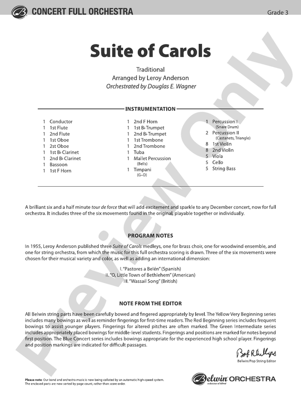 Suite of Carols