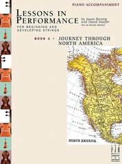 Lessons in Performance Book 1, Journey Through North America - Piano Accompaniment