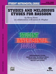 Student Instrumental Course: Studies and Melodious Etudes for Bassoon, Level III