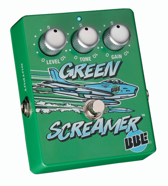 BBE Green Screamer Vintage Overdrive Guitar Effects Pedal