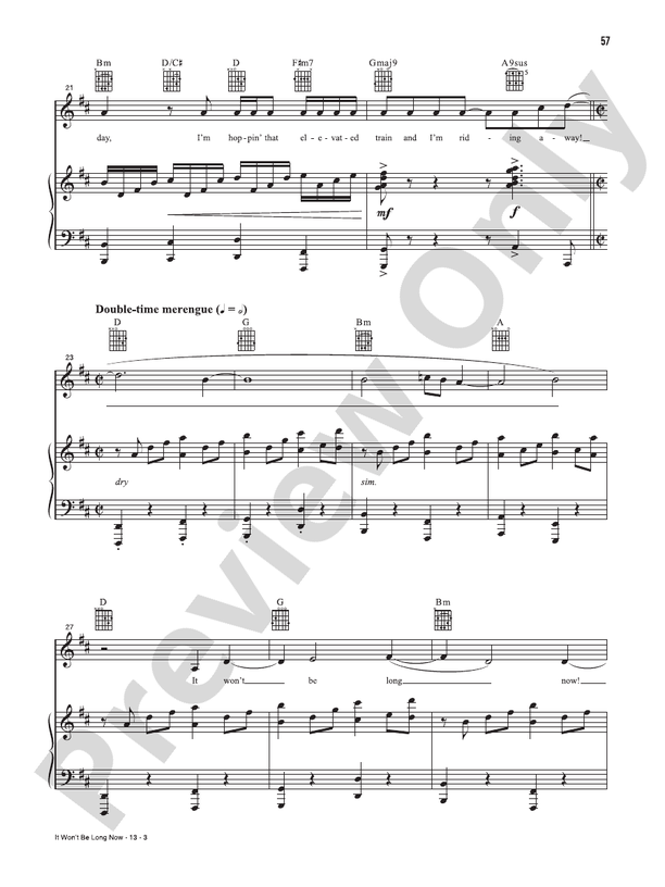 It Won't Be Long Now (Music from the Original Motion Picture Soundtrack, In The Heights)