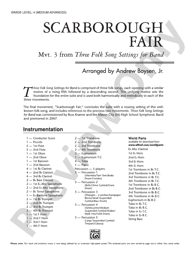 Scarborough fair  Sheet music, Clarinet sheet music, Clarinet music