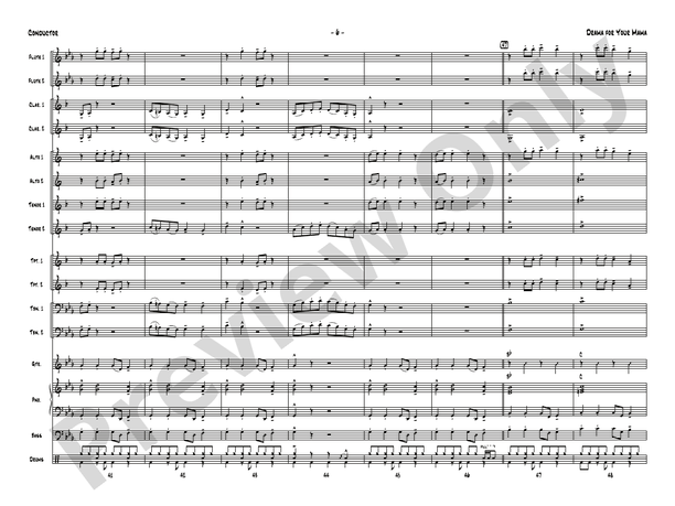 Drama for Your Mama: Jazz Ensemble Conductor Score & Parts: Victor