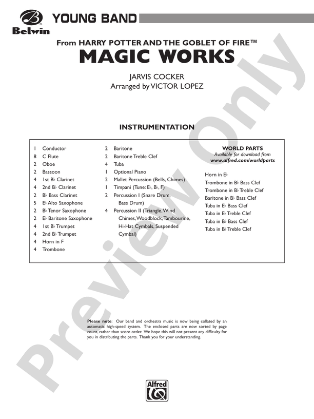 Magic Works (from Harry Potter and the Goblet of Fire)