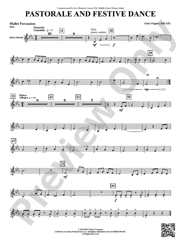Pastorale And Festive Dance: Mallet Percussion: Bells: Mallet ...