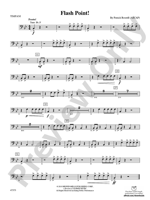 Flash Point!: Timpani