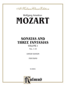 Sonatas and Three Fantasias, Volume I