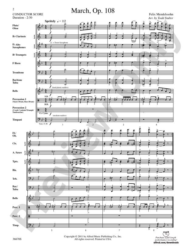 March, Op. 108