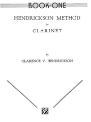 Hendrickson Method for Clarinet, Book One