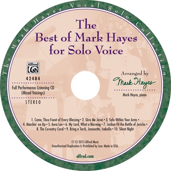 The Best of Mark Hayes for Solo Voice