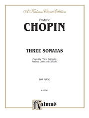 Three Sonatas: Piano Book: Frédéric Chopin | Sheet Music