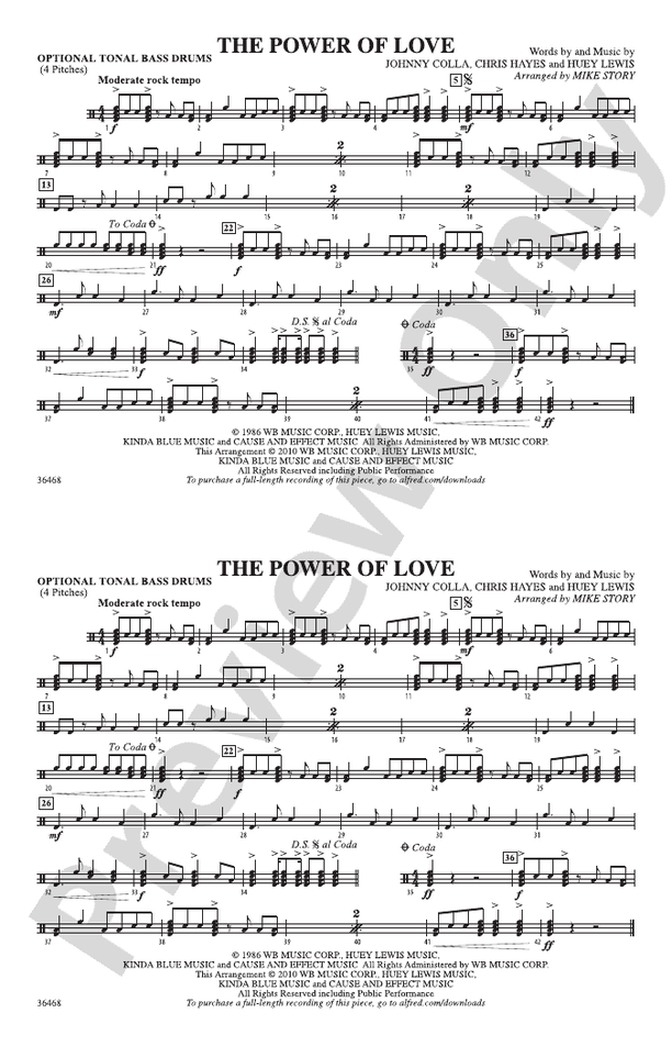 The Power of Love Tonal Bass Drum Tonal Bass Drum Part Digital