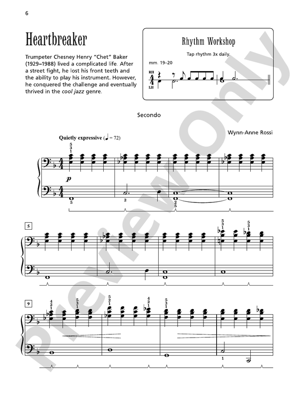 Heartbreaker - Piano Duet (1 Piano, 4 Hands)