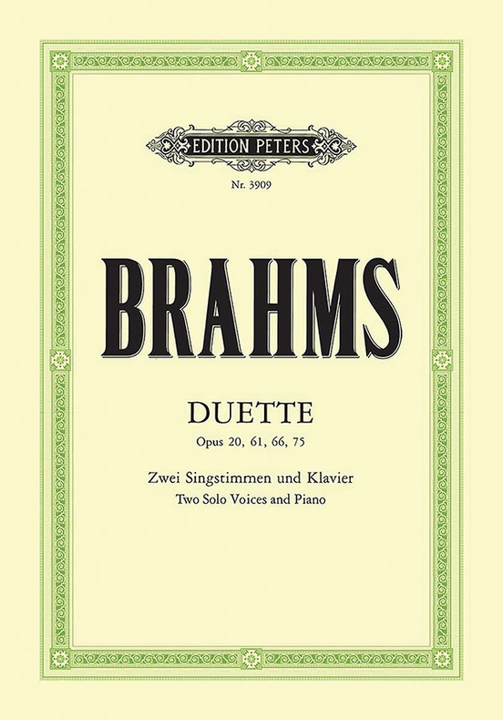 14 Duets for Soprano, Alto and Piano Vocal Duets/Trios Johannes