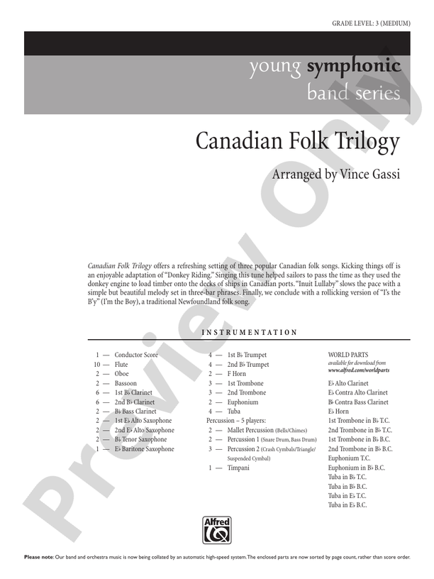 Canadian Folk Trilogy
