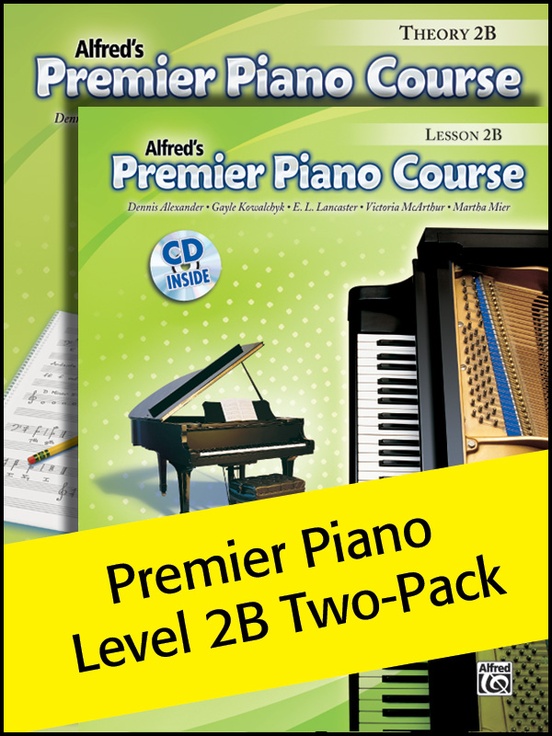 Premier Piano Course, Lesson & Theory 2B (Value Pack)