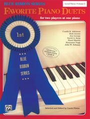 The Blue Ribbon Series: Favorite Piano Duets, Level 3, Volume 1