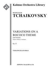 Variations on a Rococo Theme, Op. 33 (2nd version)