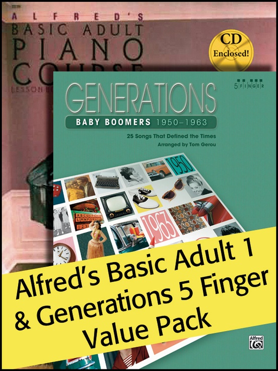 Alfred's Basic Adult 1 (Value Pack)