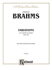 Brahms: Variations on a Theme of Haydn, Op. 56B (Original)