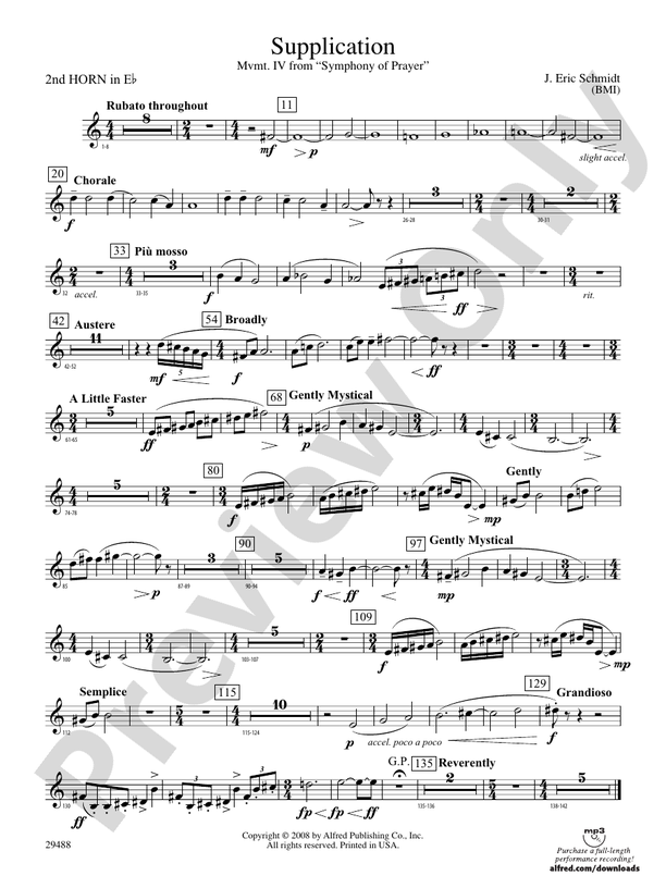 Supplication (wp) 2nd Horn in Eflat (wp) 2nd Horn in Eflat World