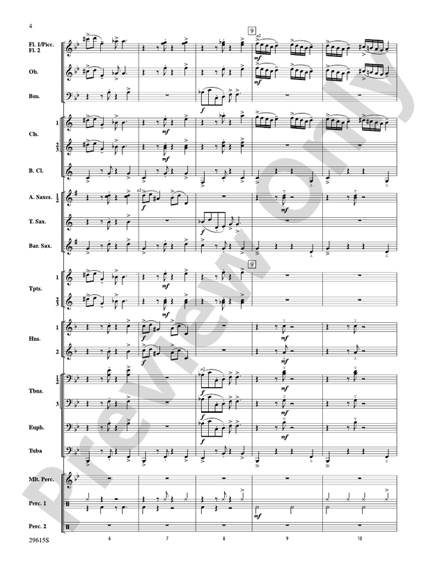 Gershwin Prelude Suite: Concert Band Conductor Score & Parts: George ...