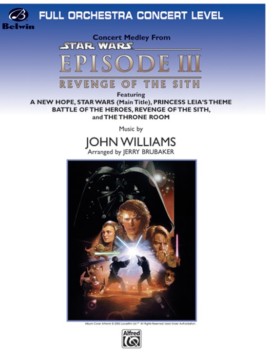 Star Wars®: Episode III Revenge of the Sith, Concert Medley