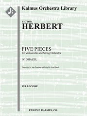 Five Pieces for Cello and Orchestra: IV. Ghazel
