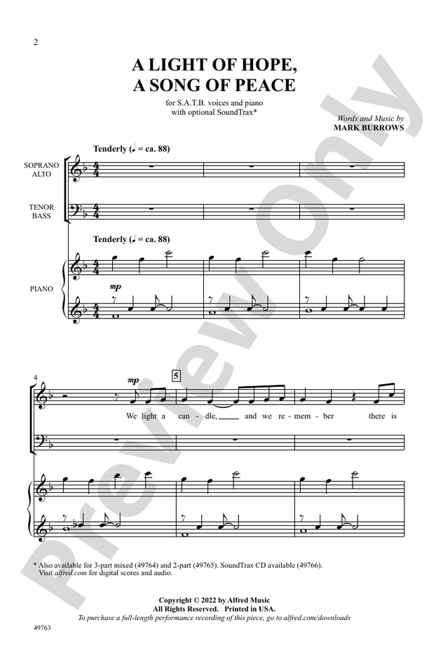 A Light of Hope, A Song of Peace