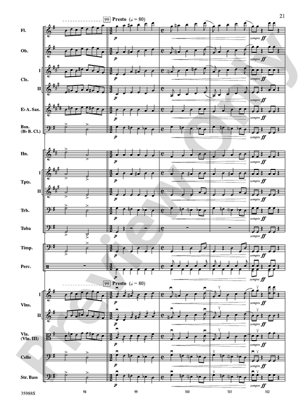 Symphony No. 5: Score: Full Orchestra Score - Digital Sheet Music