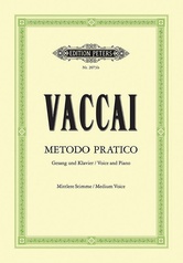 Metodo Pratico di Canto Italiano for Voice and Piano (Medium Voice)