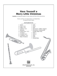 Have Yourself a Merry Little Christmas: 1st & 2nd Flute