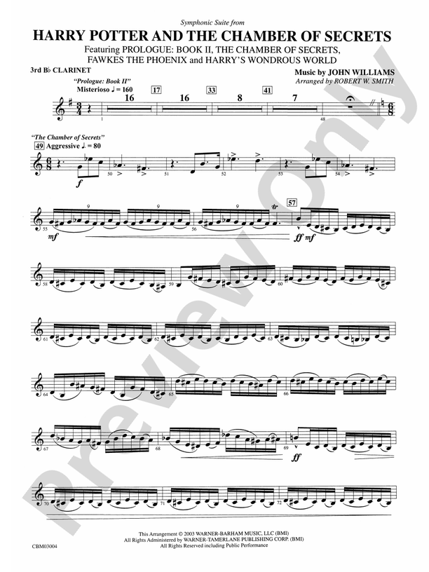 Harry Potter and the Chamber of Secrets, Symphonic Suite from: 3rd B ...