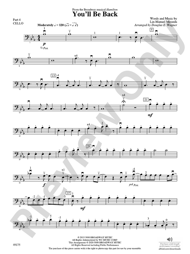 You'll Be Back: Part 4 - Cello