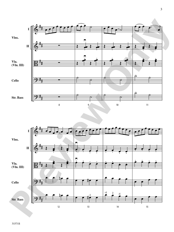 Beaumont Rag Score String Orchestra Score Digital Sheet Music