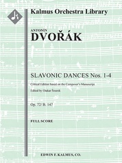 Slavonic Dances Op. 72/B. 147, Nos. 1-4, critical edition