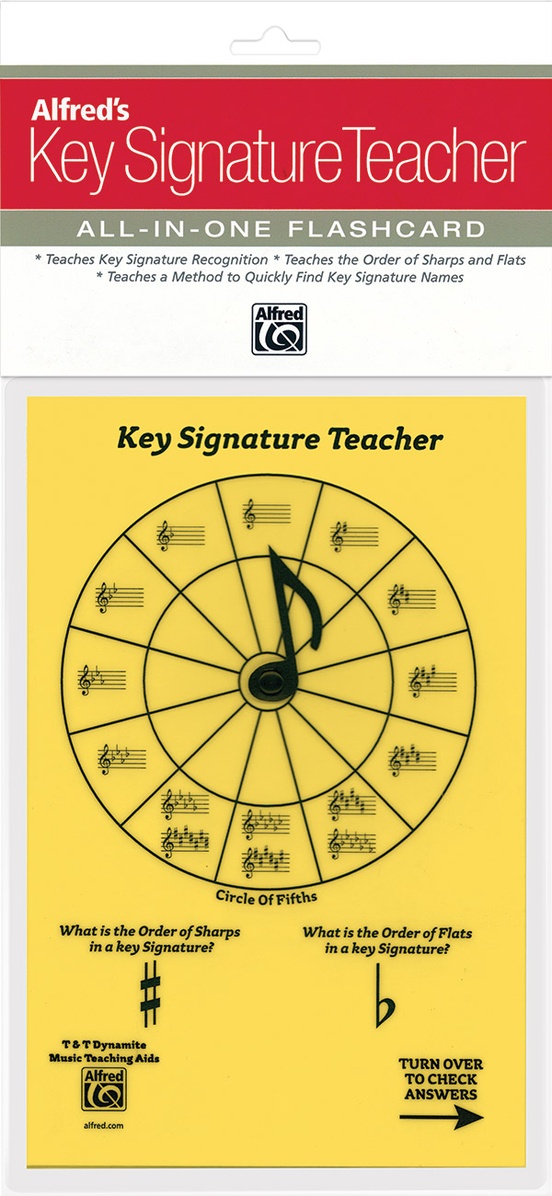 Alfred's Key Signature Teacher: All-In-One Flashcard (Yellow)