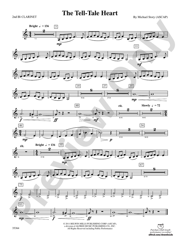 The Tell-Tale Heart: 2nd B-flat Clarinet