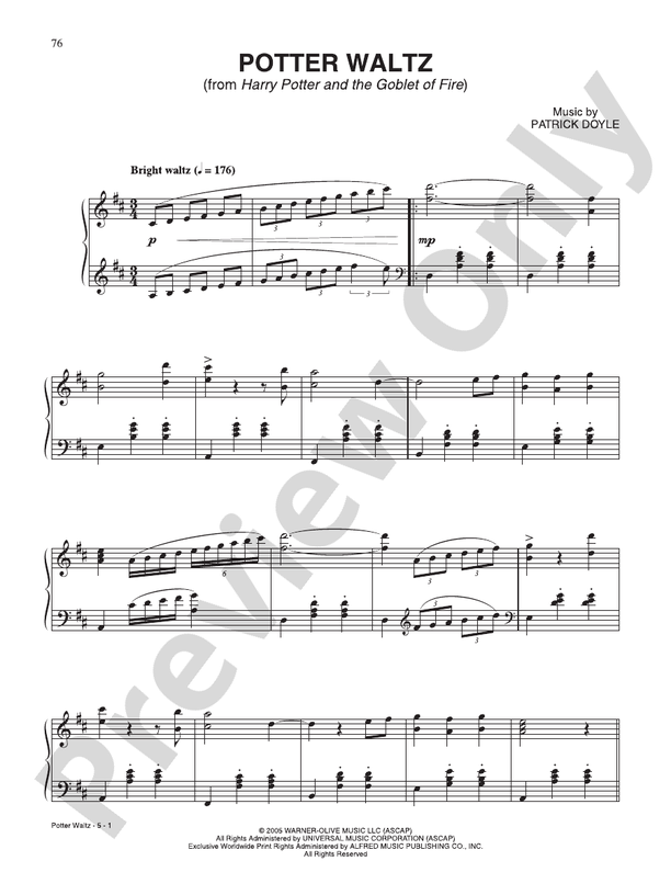 Potter Waltz (from 