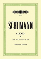 Songs (High Voice) (Sheet) (Edition Peters, 1): Schubert