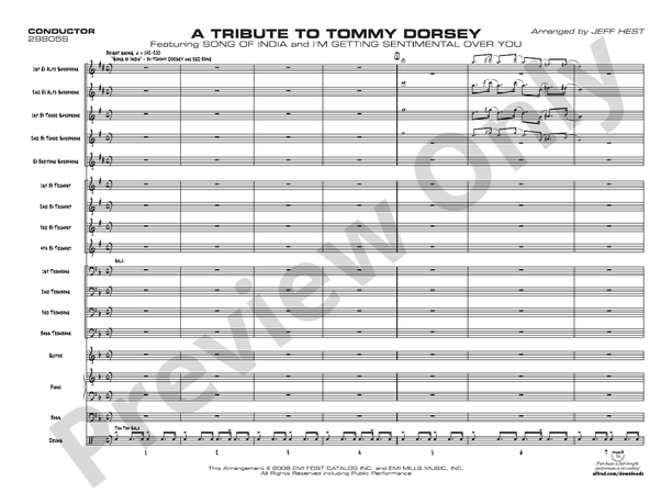 A Tribute to Tommy Dorsey