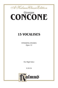 Fifteen Vocalises, Opus 12 (Finishing Studies) 