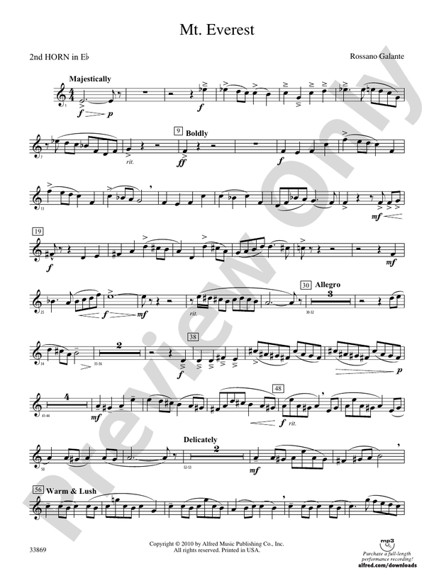 Mt. Everest (wp) 2nd Horn in Eflat (wp) 2nd Horn in Eflat World