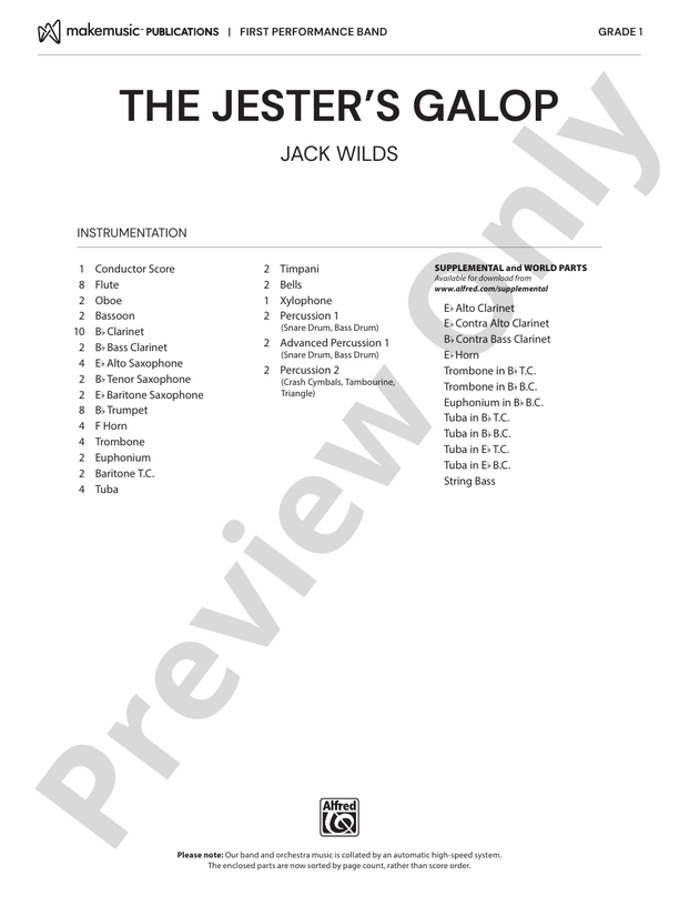 The Jester's Galop