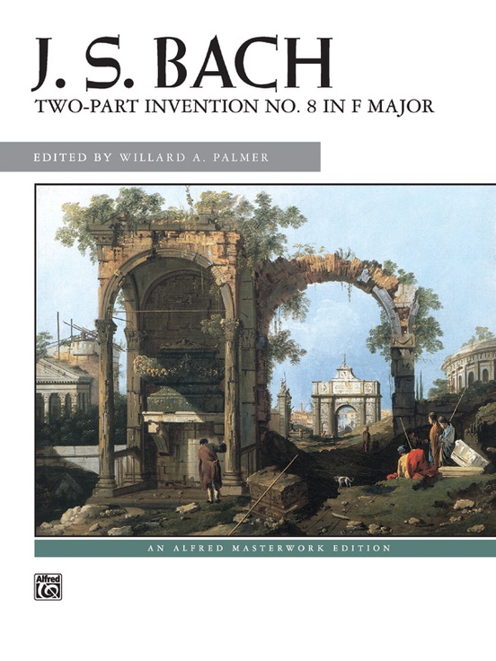 J. S. Bach: Two-Part Invention No. 8 in F Major: Piano Sheet