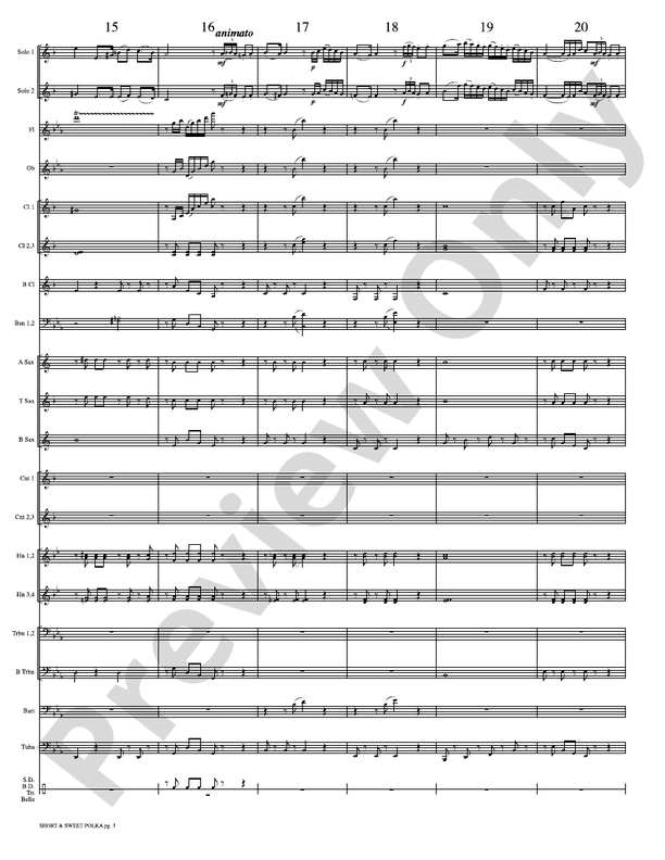 Short and Sweet (Cornet Duet and Concert Band)