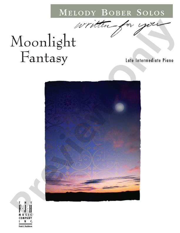 Moonlight Fantasy Piano Melody Bober Digital Sheet Music Download